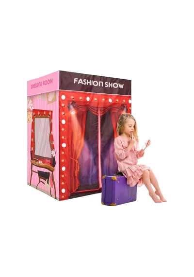 Işıklı Moda Oyun Çadırı Pembe