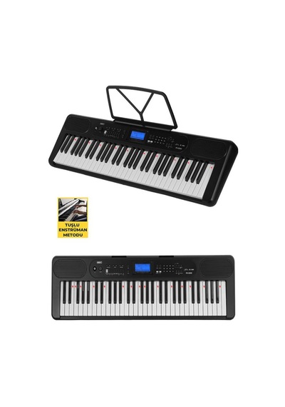 Midex Ps-5200bk-hss Pro Org 61 Led Işıklı Tuş Hassasiyetli Bluetooth Midi Kulaklık Stand Sustain