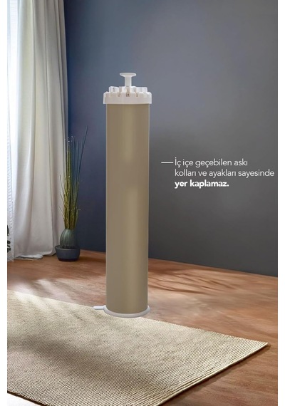 Houseplus House Plus Hely Açılıp Kapanabilir 360 Dönebilen Kurutmalık Askısı Bej Krt57058-4 Genel