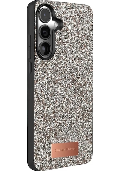 Onegif Samsung Galaxy A57 5g Bright Simli Kapak - Gümüş