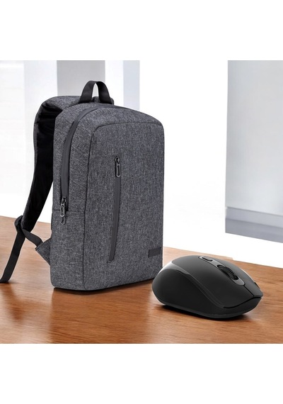 Classone Bp-wtx204g15.6" Wtxpro Su Geçirmez Kumaş Fermuar Sırt Çantası+kablosuz Mouse Gri