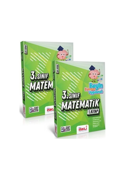 Bilal Işıklı Yayınları 3. Sınıf Matematik Beyin Fırtınası Uygulamalı Soru Bankası Seti