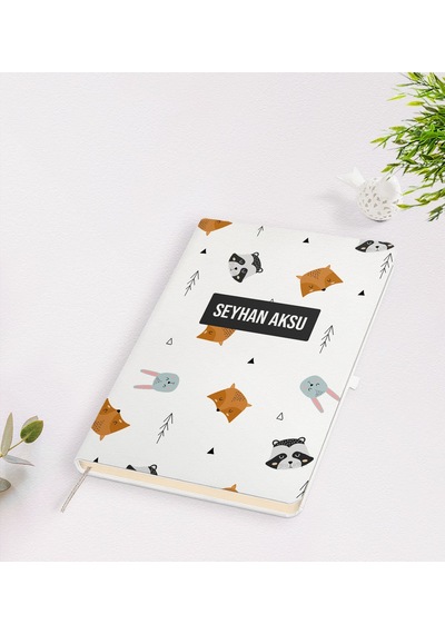Kişiye Özel İsimli Beyaz Defter-11