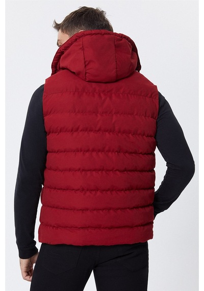 Lee Cooper Caspian Erkek Yelek Bordo-15319