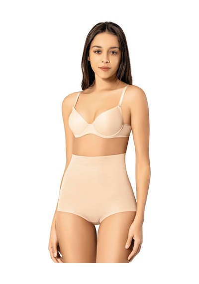 Balenbi Kadın Lazer Kesim 1 Beden Incelten Premium Silikonlu Slip Korse 1041 Ten