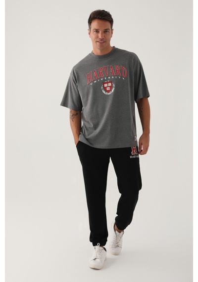 Harvard Erkek Antrasit Erkek Tshirt 5274-42469 Antrasit Melanj
