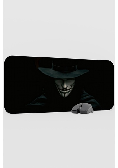 V For Vendetta V4 70x30 Xl Gaming Kauçuk Kaymaz Taban Mouse Pad Fare Altlığı