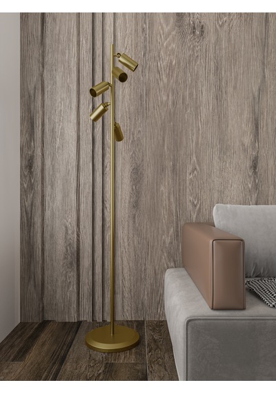 Solvia 5'li Spot Lambader - Eskitme Metal Modern Yer Lambası