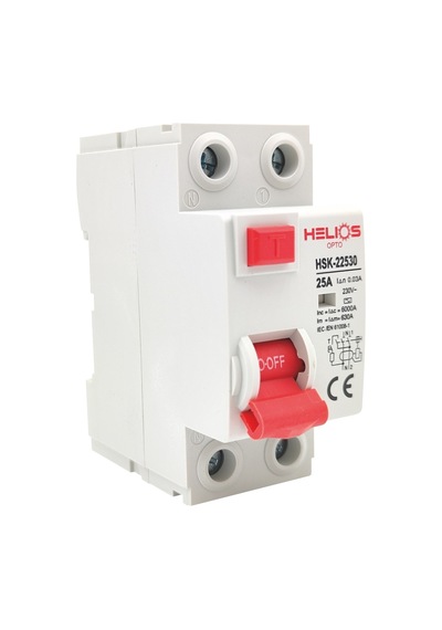 Helios Opto 2x25a 30ma Monofaze Kaçak Akım Rölesi Hsk-22530