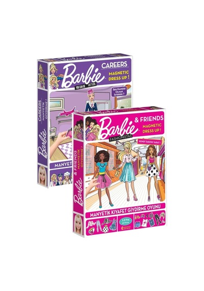 Barbie Manyetik Kıyafet Giydirme ve Barbie Diytoy Manyetik Kıyaf