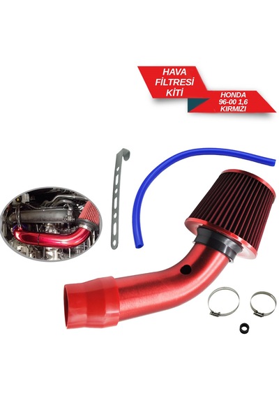Hava Filtre Kiti Set Honda 1996-2000 1.6 Kırmızı 4686324