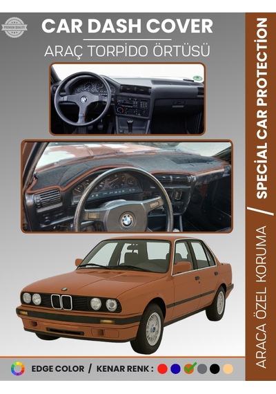 Bmw E30 3 Serisi 1982-1991 Torpido Örtüsü Ön Göğüs Koruma Torpido Koruma Tam Uyum Çatlamayı Önler - 101 Stiloto