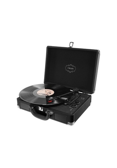 Siyah Turntable Ve Bluetooth Destekli Müzik Deneyimi