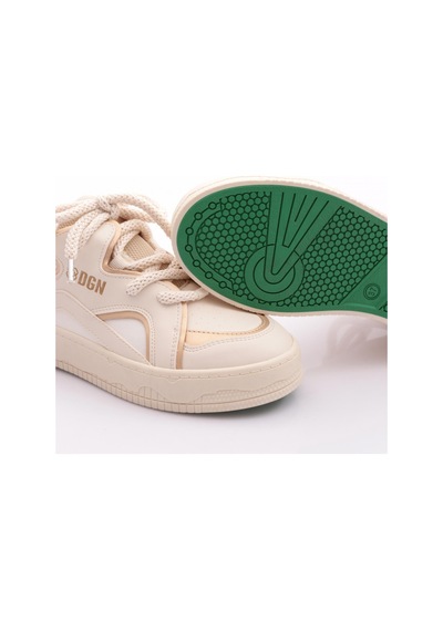 Dgn B10750 Kadin Sneakers Ayakkabi Gold