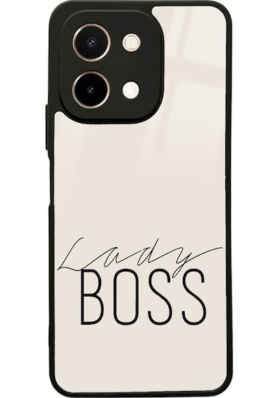 Vivo Y28 Lady Boss Tasarımlı Glossy Telefon Kılıfı Çok Renkli