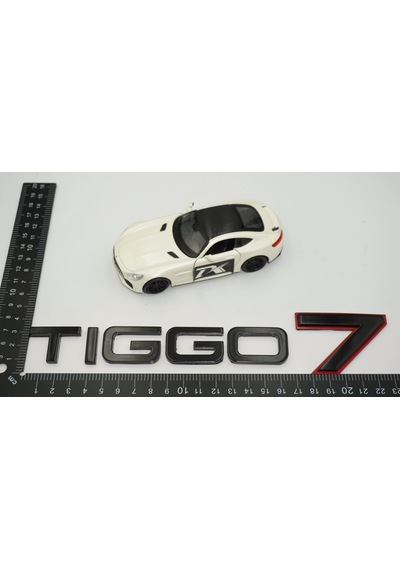 Dk Tuning Chery Tiggo 7 Bagaj Kırmızı Siyah Abs Yazı Logo Amblem Bagaj Arma