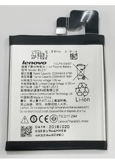 Lenovo Bl231 Vibe X2 Batarya Pil