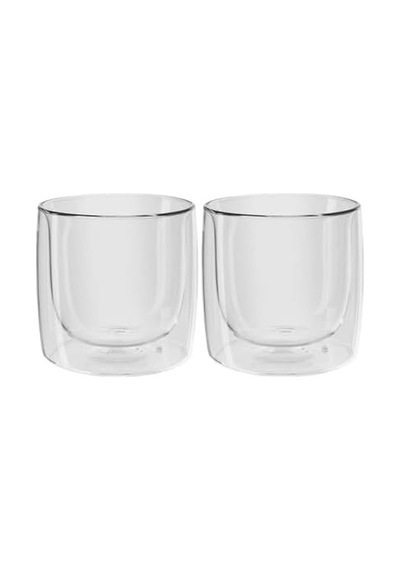 Çift Camlı 2'li Viski Bardağı, 266 Ml, Cam, Şeffaf Cam 1