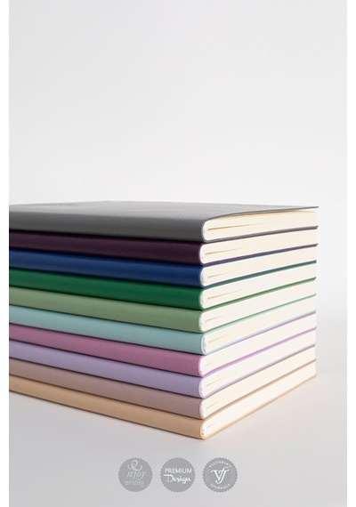 Smyth Classic Esnek Kapak Çizgili Defter, 14.8x21 Cm -gri Genel