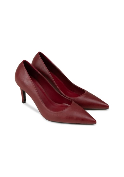 Deery Kadın Bordo Stiletto Topuklu Ayakkabı - Rd005zbrdm01 Bordo