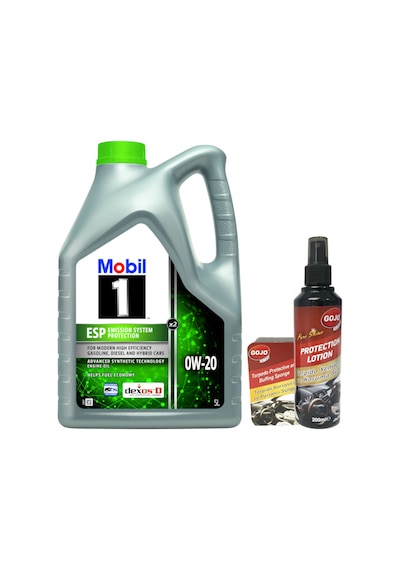 Mobil 1 Esp X2 0W-20 Tam Sentetik Motor Yağı 5 L + Gojo Araç Bakım Seti