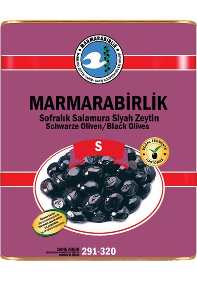Marmarabirlik Hususi 291-320 KB S Siyah Zeytin 10 G