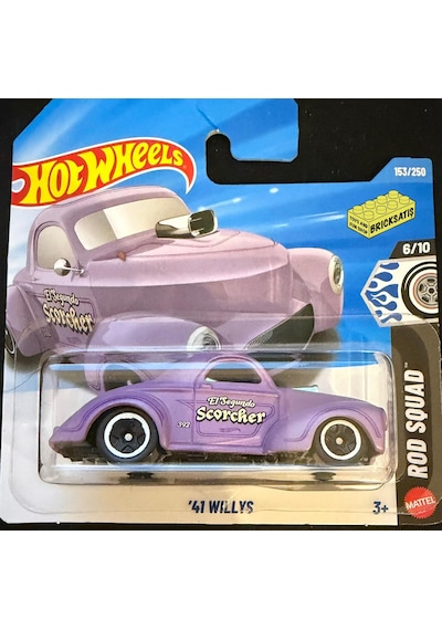 Hot Wheels Tekli Arabalar '41 Willys Jjk01 Rod Squad Çok Renkli