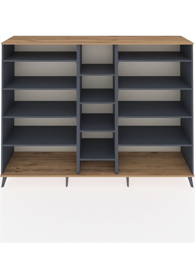 Hyperion Dolap 11 Raflı 220x44x163 Antrasit-çam/antrasit Atlas Çam/antrasıt - Antrasıt Hyperion Dolap 11 Raflı 220x44x163 Antrasit-çam/antrasit Atlas Çam/antrasıt - Antrasıt
