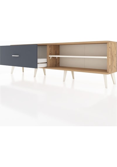 Arges Tv Ünitesi Tek Raflı Tek Çekmeceli 176x30x51 Çam-aytaşı/antrasit Aytası/antrasıt Arges Tv Ünitesi Tek Raflı Tek Çekmeceli 176x30x51 Çam-aytaşı/antrasit Aytası/antrasıt