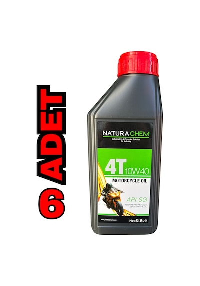 Naturachem 4t 10w-40 Motosiklet Yağı 0.9 Litre 6 Adet