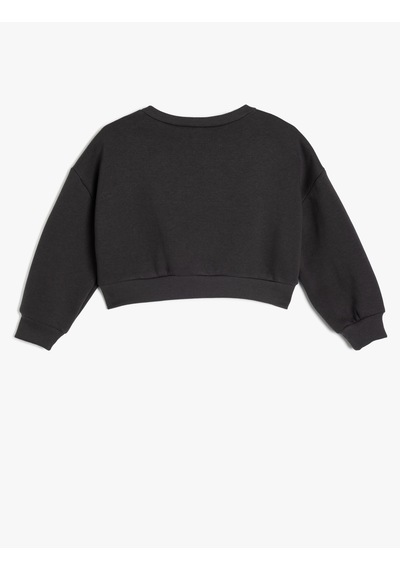 Koton Crop Sweatshirt Tweety Baskılı Lisanslı Şardonlu Uzun Kollu Antrasit 5wkg10584ak Antrasit Koton Crop Sweatshirt Tweety Baskılı Lisanslı Şardonlu Uzun Kollu Antrasit 5wkg10584ak Antrasit