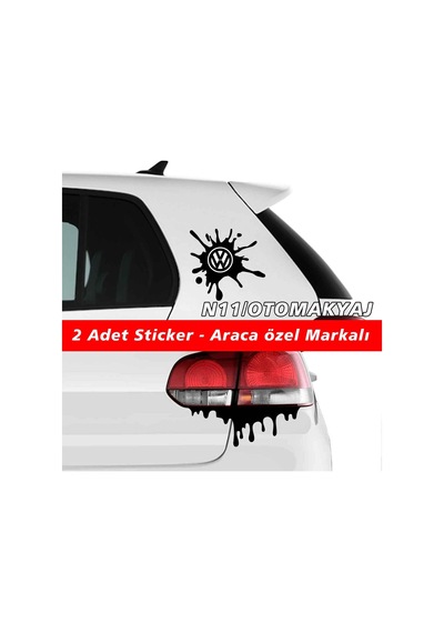 Volkswagen Arteon Sticker 2Adet Kapı Far Tampon Bagaj Stickerı