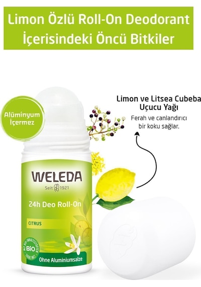 Weleda Citrus 24h Deo Roll On 50 ML