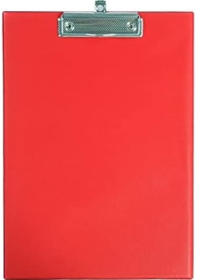 Ekc - A4 Kapaklı Sekreterlik Kırmızı, Bloknot Yazı Tablası, Clipboard