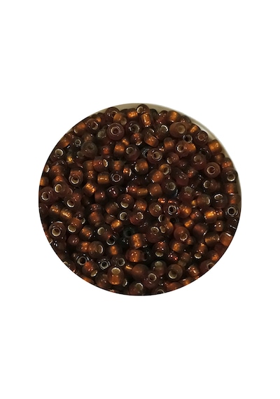 Dökme Cam Kum Boncuk 11/0 2 Mm - 60 Gram - Çok Koyu Turuncu - Bnc064