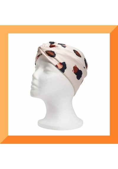 Cantu Easy Wrap Saç Bandanası Kaymaz Tasarım Krem