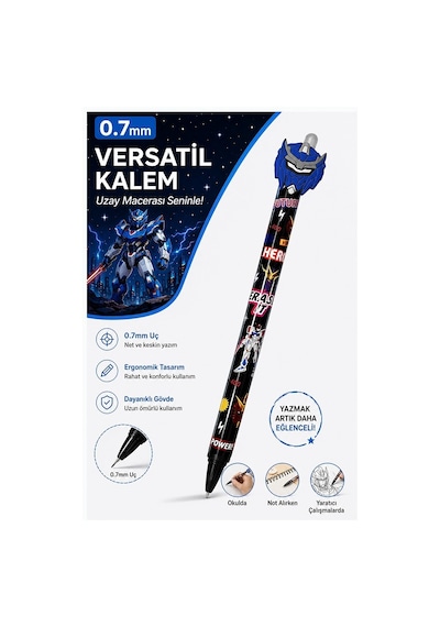 Uçlu Kalem 0.7 Mm Erkek Modeli 1 Adet Fixpoint 4765 0.7mm Uçlu Versatil Mekanik Uçlu Kurşun Kalem Hediyelik Mavi