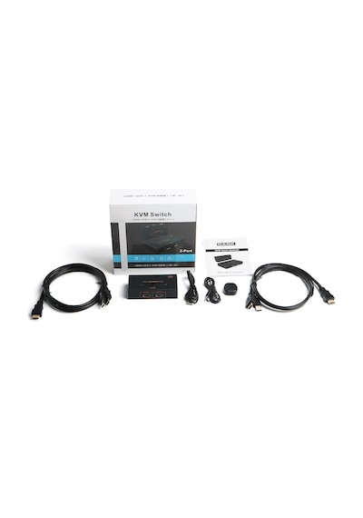 Dark 2Xhdmi 4Xport Usb Kvm Switch 4K/30Hz Dk Ac Kvmhd01