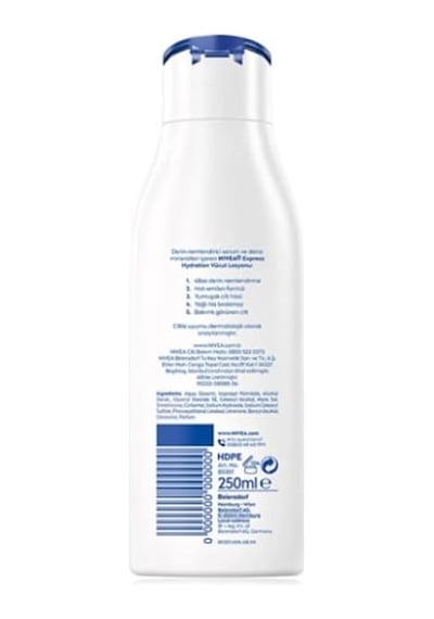 Nivea 5'i 1 Arada Express Hydration Vücut Losyonu 250 ML