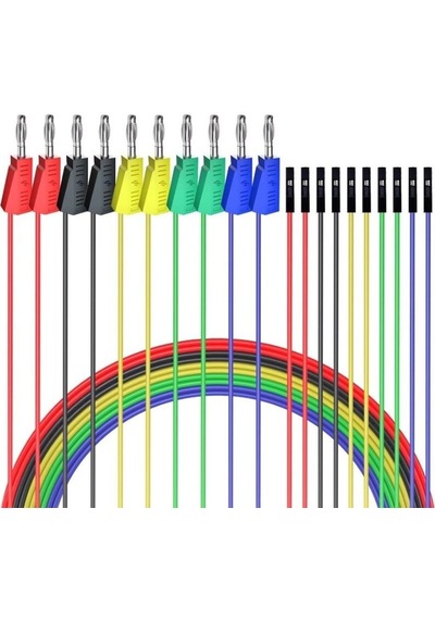 P1530 Dişi Jumper Kablo - 4mm Banana Dönüştürücü Kablo - 10 Adet
