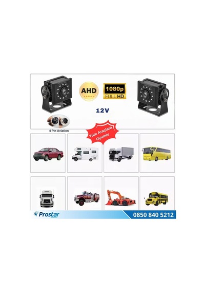 Ahd 1080p/720p Dönüşümlü 11 Ledli Gece Görüşlü Kamera
