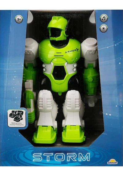 Storm Brave Sesli ve Işıklı Yürüyen Robot 25 Cm