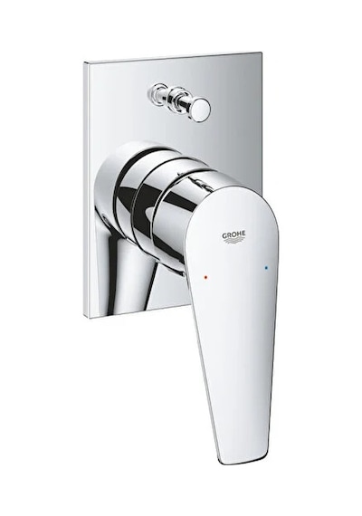 Grohe Bauedge Tek Kumandalı Banyo Bataryası - 29353001 Gümüş