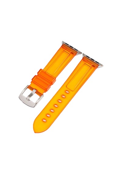 E2M Apple Uyumlu  Watch 42-44mm KRD-23 Transparent Turuncu