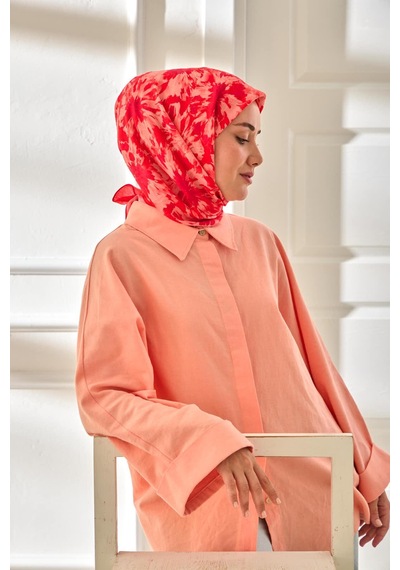 Silk Home Velora Eşarp 161001-36 Narçiçeği, Pudra, Mor