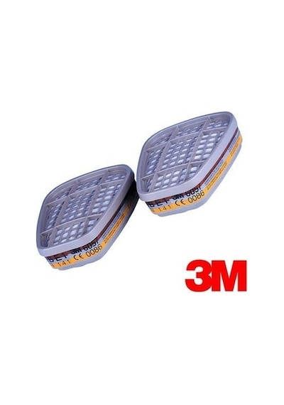 3M 6057 Abe1 Organik,Inorganik,Asit Gaz ve Buhar Filtresi