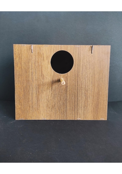 Büyük Boy Sultan Yuvalığı Folluklu 29 x 22 x 19 CM Çift Açılır Mdf Yuva