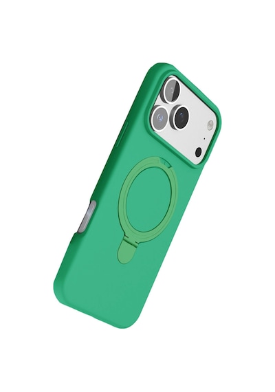 Apple  Uyumlu  iPhone 17 Pro Regal Magsafe Standlı Kapak Yeşil