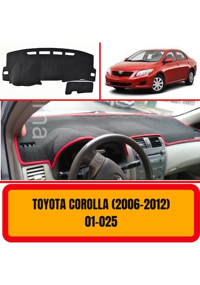 Toyota Uyumlu COROLLA E140 EUROPE 2006-2012 ÖN GÖĞÜS / PANEL /  TORPİDO KORUMASI - KILIFI - HALISI