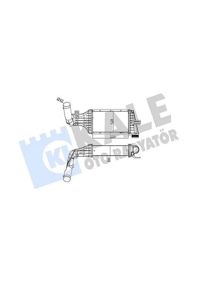 Opel Astra G Turbo Radyatoru 1.7 Dti 2000-2004 Kale 345200